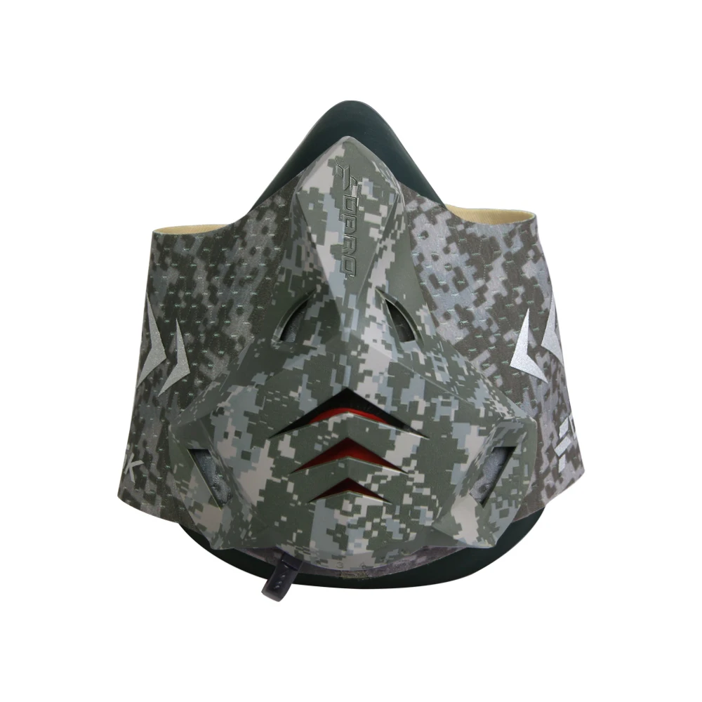 FDBRO Sport Elevation Running Fitness Cycling Elevation High Altitude Training Filter Camo Sports Masks Gym Workout Cardio Mask