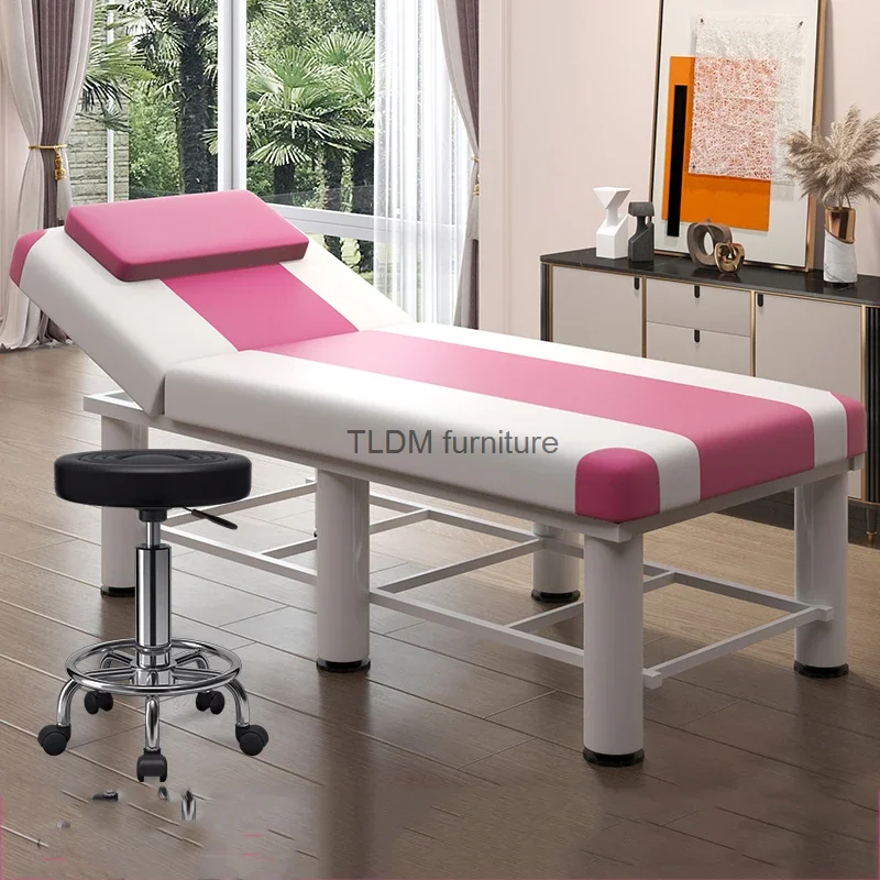 

Mattresses Cosmetic Bed Beauty Pedicure Tattoo Lounger Folding Massage Bed Professional Spa Massageliege Beauty Furniture MQ50MB