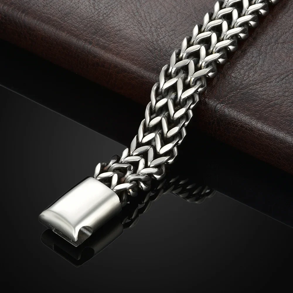 Steel Braided Bracelet with Keel Jewelry