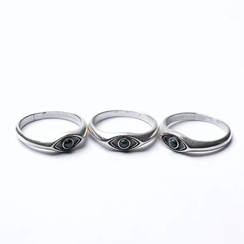 シルバーラピスラズリヴィンテージシンプルなエスニックスタイル馬の目