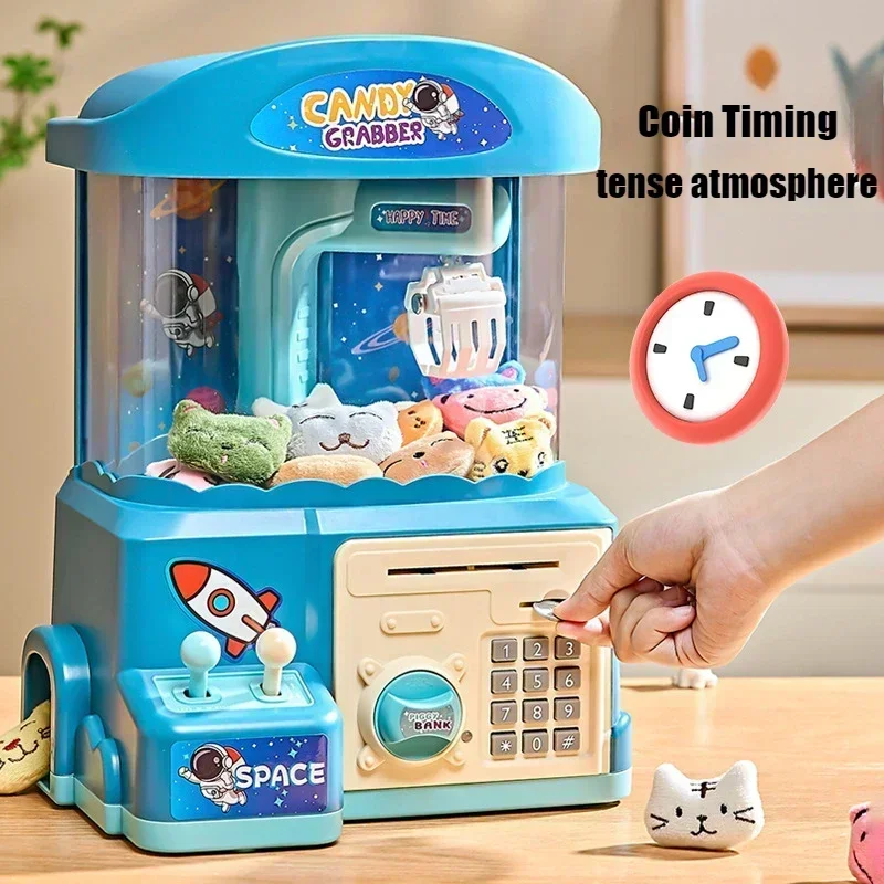 New Piggy Bank Claw Machine Large Children Toys Clamping Toy Egg Twisting Machine Birthday  Boys Girl Girls Sporting Facilities 4