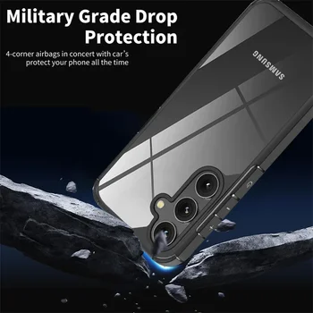 Hybrid Rugged Armor Shockproof Case for Samsung A55 A54 A53 A13 A32 A34 A52 S22 S23 S24 S25 Ultra Plus S21FE Hard Plastic Cover 5