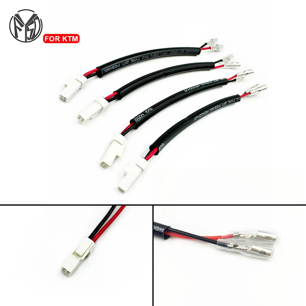 Newsmarts Lot De 2 Connecteurs De Fil Pour Clignotants De Moto - Pour Kawasaki Z650RS, Z900, Z900SE, Z900RS, Z1000R, Z1000R, Z H2