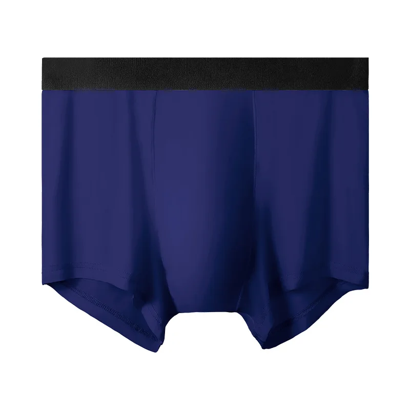 

Mens Underwear Boxers Shorts Homme Ice Silk Panties Man Solid Breathable Pouch Underpants Male Trunk Cueca Masculina Large Size
