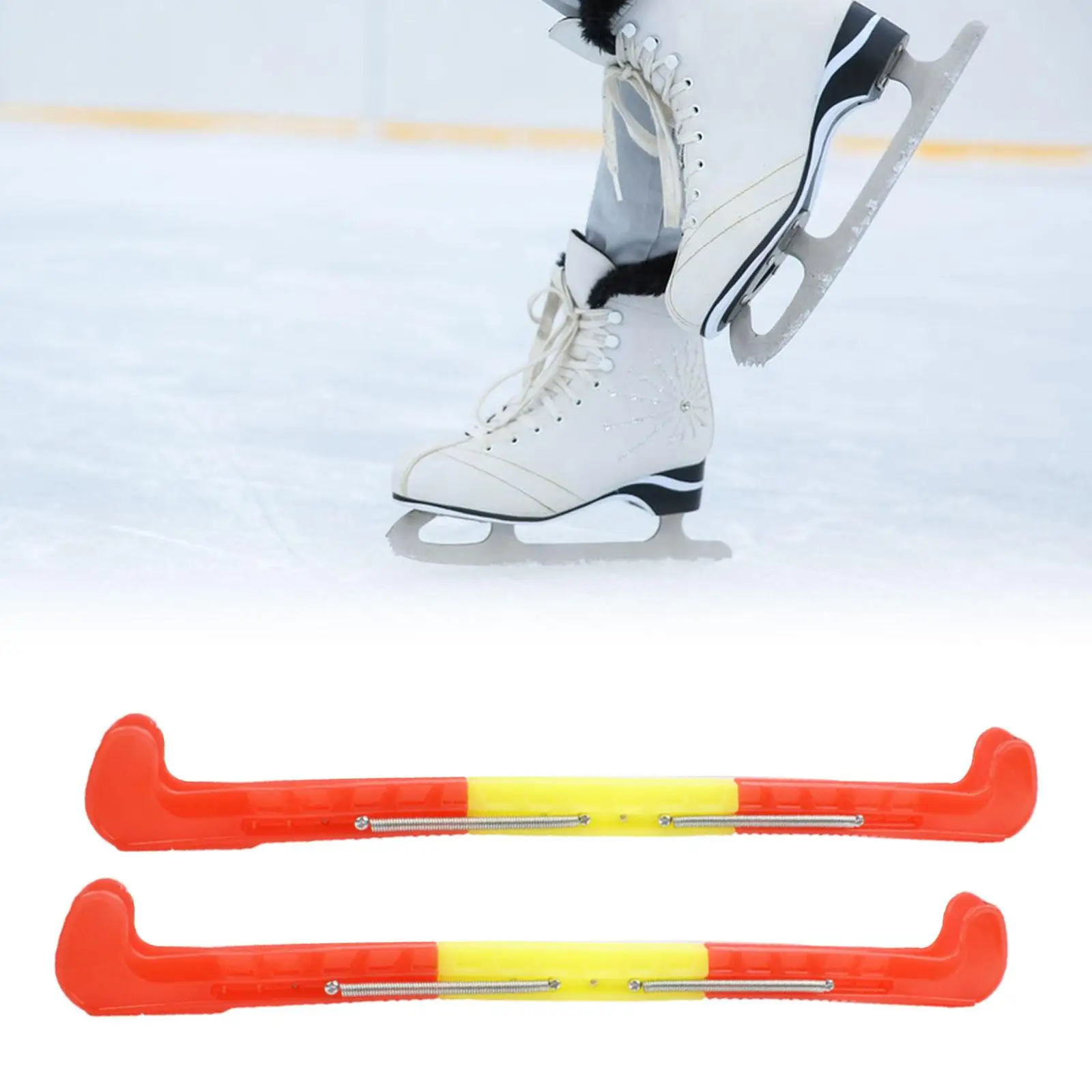 Figure Ice Skate Guards Hockey Figure Skate Guards Skating Blade Cover Skates Blade Guard for Kids Adults Men Women Practice