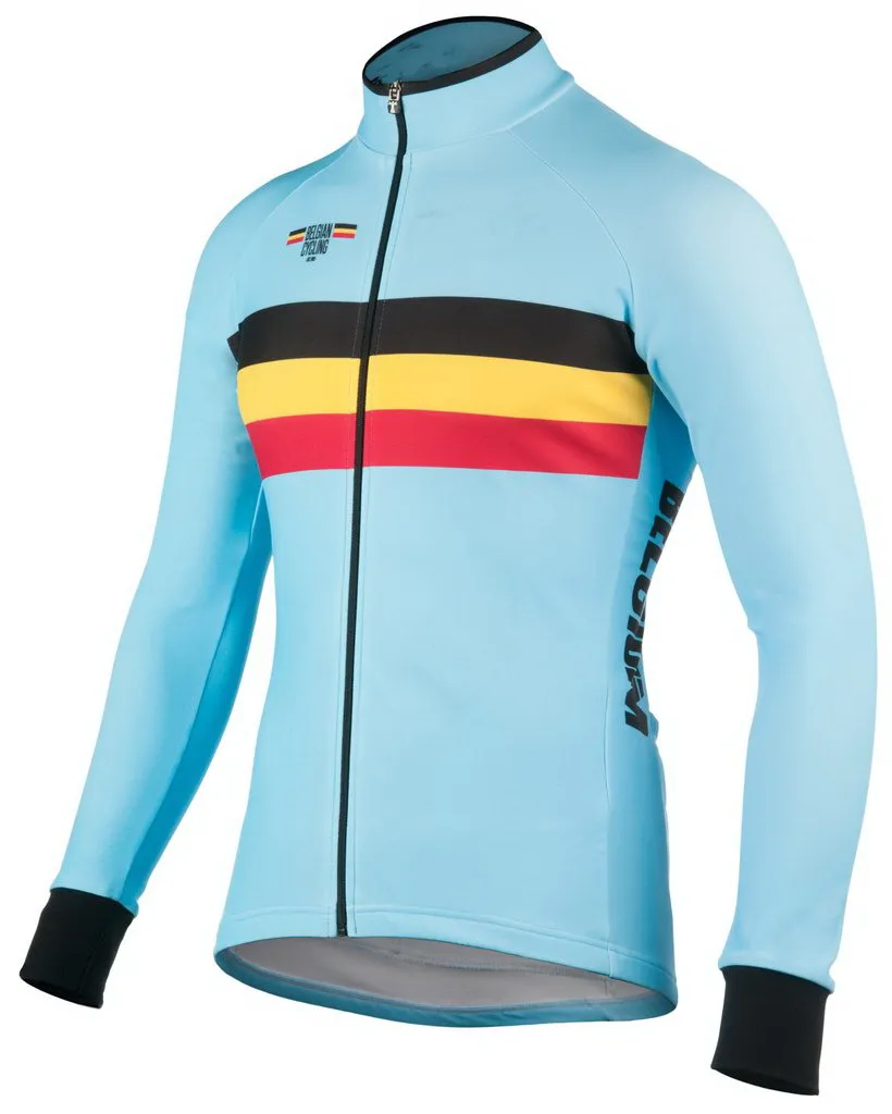 

WINTER FLEECE THERMAL 2018 BELGIUM NATIONAL TEAM ONLY LONG SLEEVE ROPA CICLISMO CYCLING JERSEY CYCLING WEAR SIZE XS-4XL