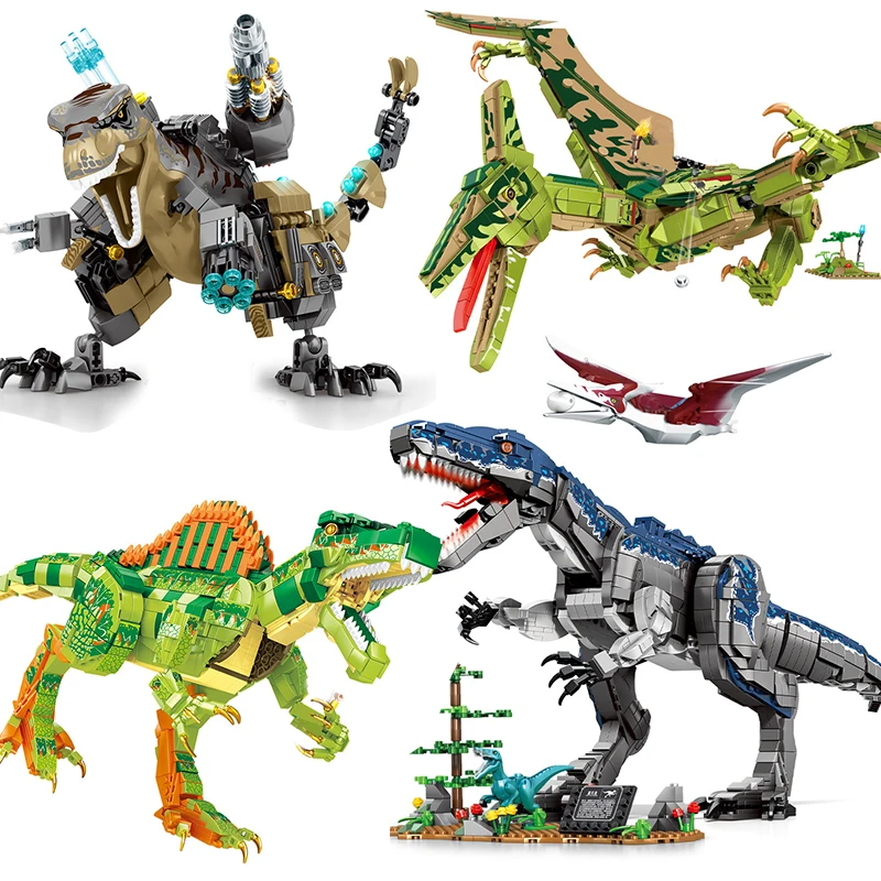 1/3X Jurassic Welt gefallen Königreich INDORAPTOR Indominus Dinosaurier fit Lego 