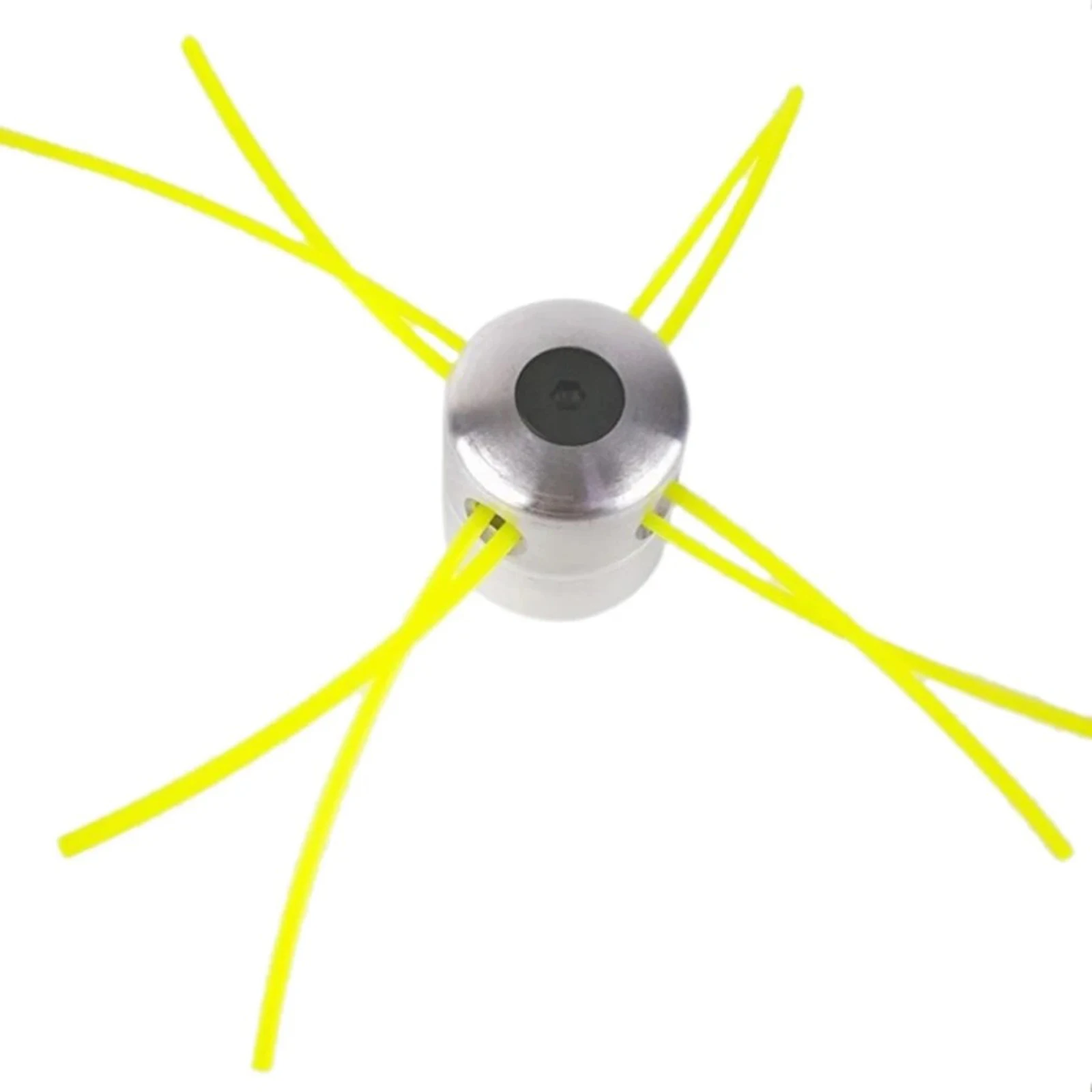 Brush Cutter Head Aluminium Alloy Replacement grass trimmer head aluminum trimmer head Universal Attachment String Trimmer for Garden Lawn Grass Mover