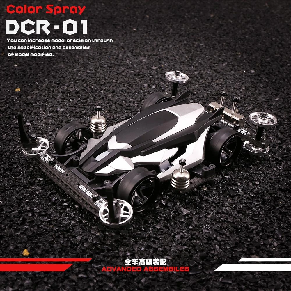 Tamiya 1 32 Refit Mini 4wd Pro Car Kit Ma Chassis Dcr 01 Silver Black Special Parts Accs Aliexpress