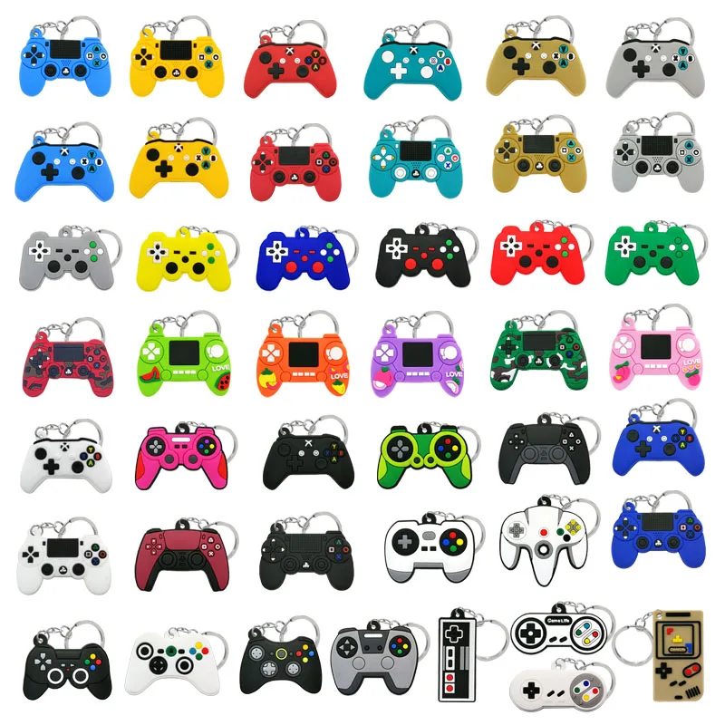 1 Pz Pvc Colorato Gamepad Joystick Portachiavi Fc Gba Ps5 Portachiavi Swtich Ornamento Portachiavi Regalo Per Gli Uomini Moda Ciondolo Widget