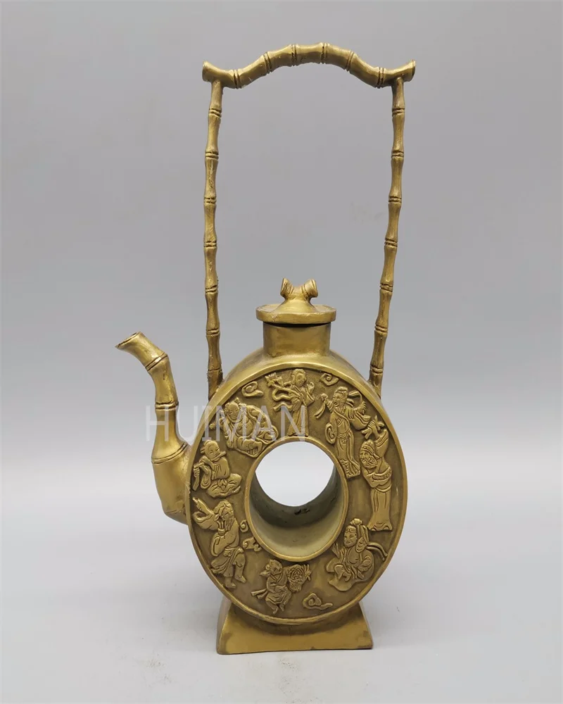 

Китай, латунная статуя, горшок, металлические изделия, украшение для дома