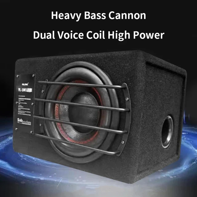 500W 10 Inch Dual Coil Super Subwoofer Car Audio Fever DIY Car 12V