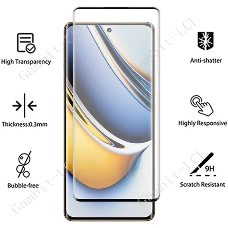 Premium 2-Pack 9H Curved Full Glue Tempered Glass Screen Protector Film