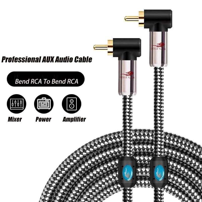 Digitales Koaxial-Audiokabel mit RCA-Stecker auf Stecker für Heimkino-HiFi-Systeme, AV-Videio-Receiver, Subwoofer, RCA-Kabel, 0,75–30 m