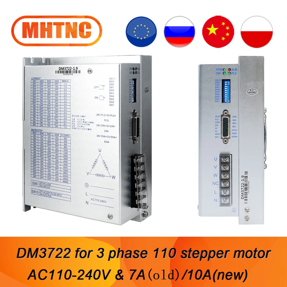 DE Free 1PC Nema42 Schrittmotortreiber DM2522 Stepper Driver