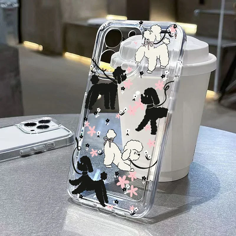 Graffiti Cartoon Pets Soft Phone Case - Vibrant Design Cover