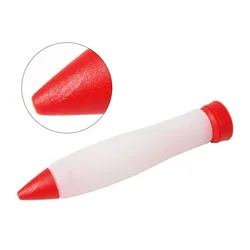 Silicone Chocolate & Sauce Decorating Pen for Baking and Cake Design (White)