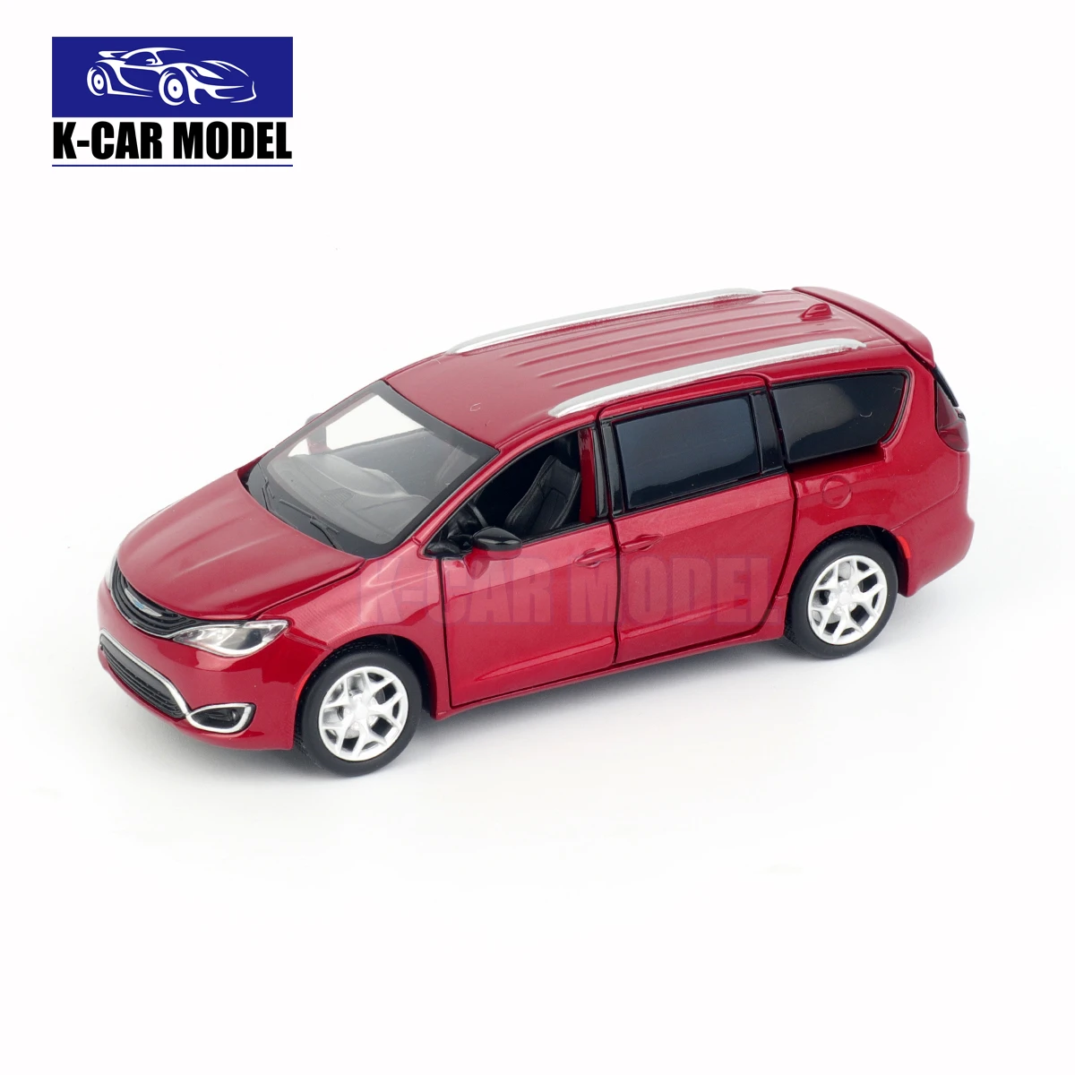 

Модель автомобиля из красного литая MPV модель JKM 1/32 США