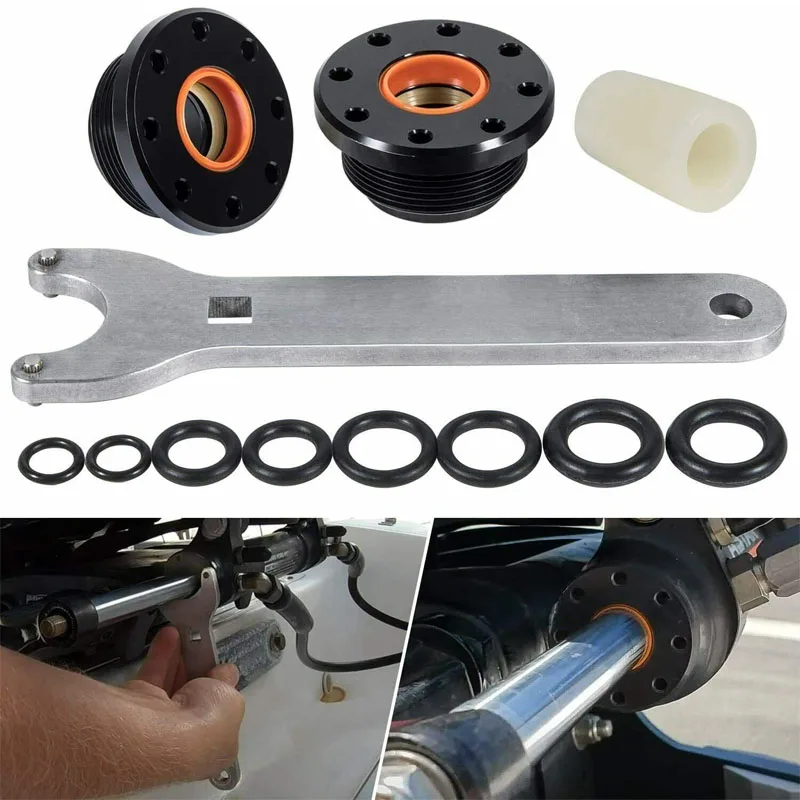 Front Mount Hydraulic Steering Cylinder Seal Kit HS5157 Fits for HC5340, HC5341, C5348, HC5358, HC5365, HC5375, HC6755 Etc