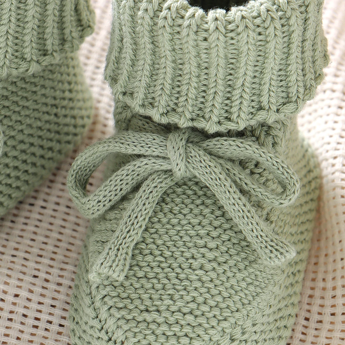 Baby First Walkers Breathable Anti-slip Knitted Newborn Infant Boys Girls Solid Booties Prewalkers 0-18m Toddler Unisex Footwear 3