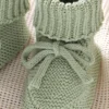 Baby First Walkers Breathable Anti-slip Knitted Newborn Infant Boys Girls Solid Booties Prewalkers 0-18m Toddler Unisex Footwear 3