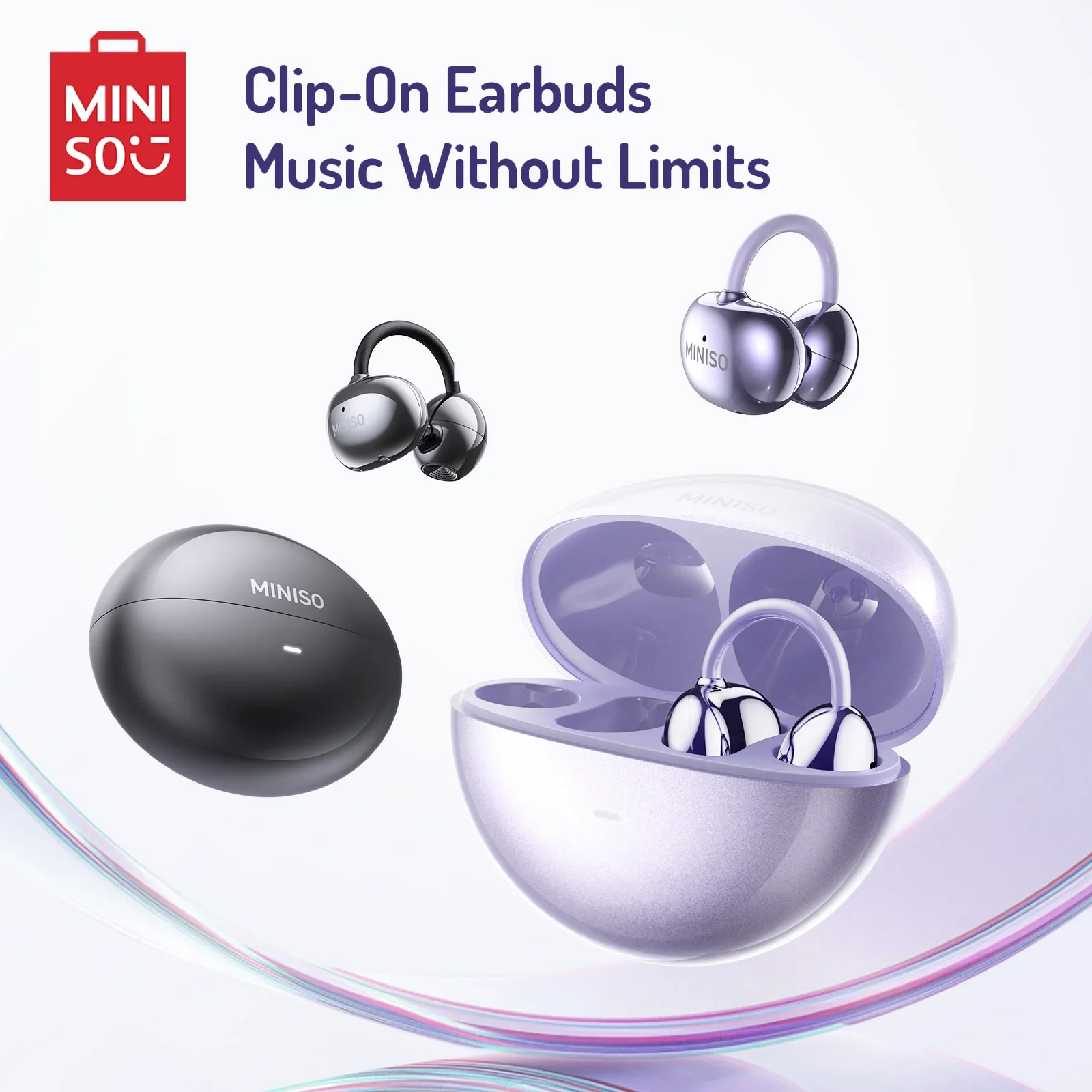 MINISO MS192 Earclip Bluetooth Earphones AI Translator