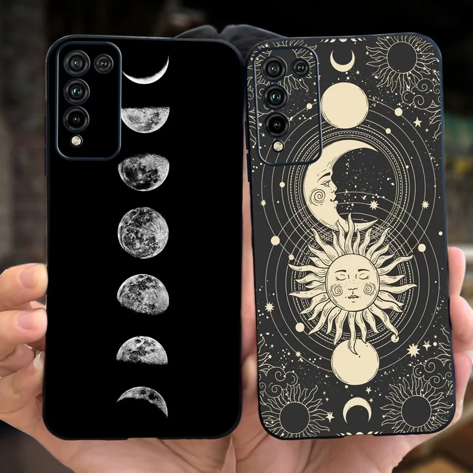 Fashion Moon Design Soft Silicon Shockproof Protective Bumper Cover