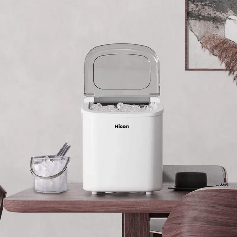Ice machine commercial 15KG home small dormitory student smart mini automatic round ice maker counter top