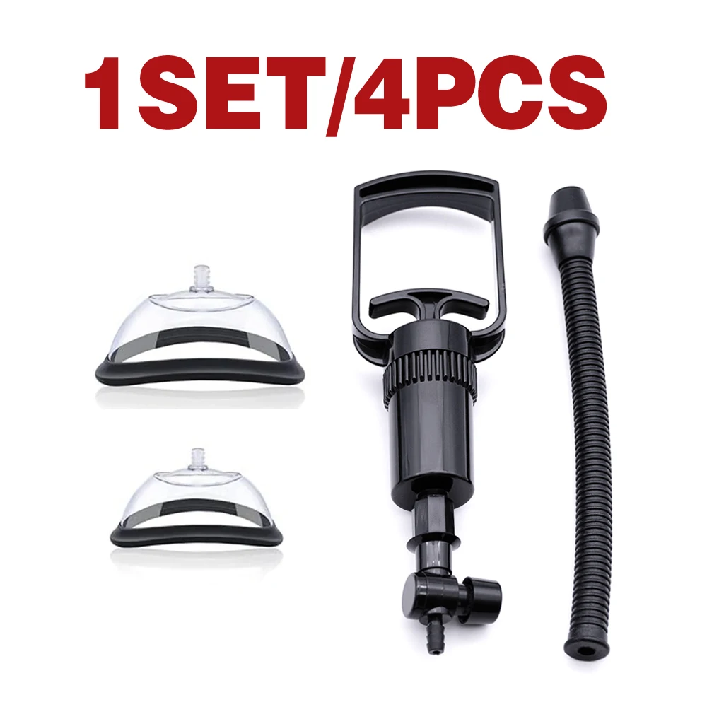 Manual Vagina Pump Female Breast Massager Pussy Pump Breast Sucking Massager Vaginal Clitoral Suction Cup Women Adult Sex Toys