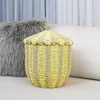 Floor Standing Storage Basket Rattan Woven Desktop Woven Basket Household Toys Snacks Miscellaneous Items Sorting Storage Box 5