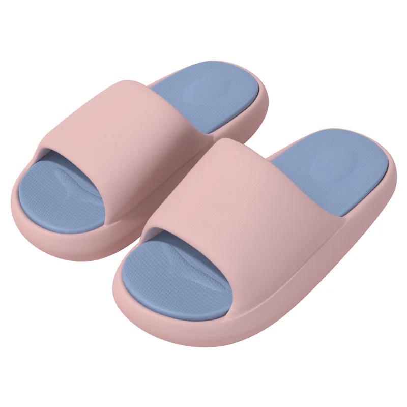 

Newest 2022 Fashion Men and Women for Lovers Summer Slippers Thick EVA Sole Indoor Home Bath Adult Sandals Slides Couple Shoes