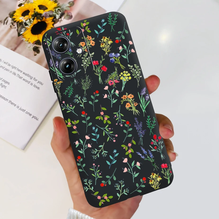 Stylish Painted Soft Silicone Phone Case - Trendy Back Cover