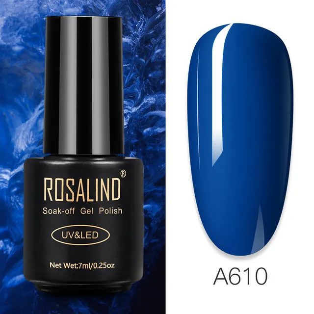 ROSALIND Nail Gel Polish Glitter Series Gel Varnishes All For Manicure Soak Off UV Lamp Nails Art Semi Permanent Gel Polish RAA610