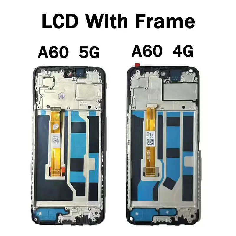 Pantalla LCD De Repuesto Para Oppo A60 CPH2631 - 6.67 Pulgadas, Táctil, Con Marco Negro | Kit De Reparación Completo