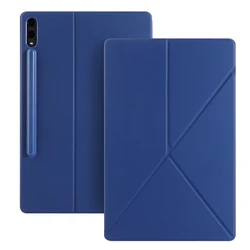 Magneti Tablet Case with Dual - Angle Stand and Pencil Holder, Auto Sleep/Wake Function - Tab S10 Plus 12.4 (Blue)