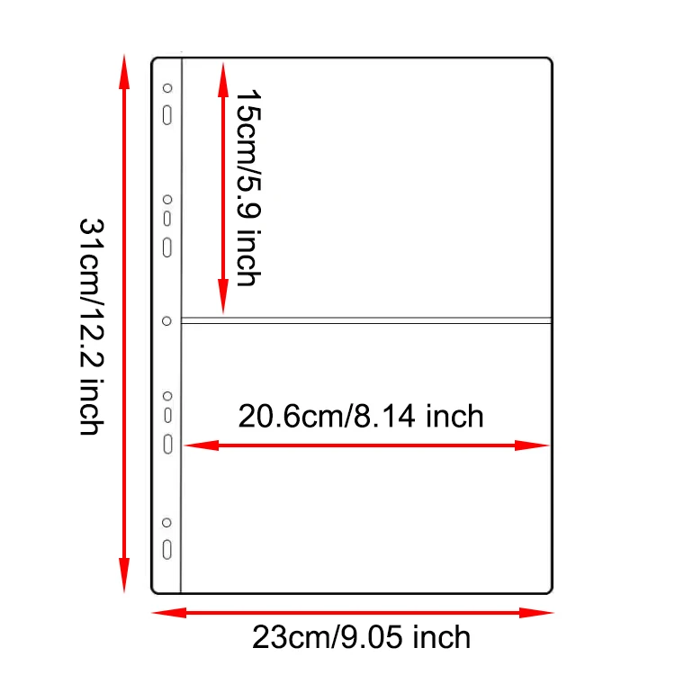 60 Bustine Trasparenti Richiudibili In Plastica 148x210 Mm Per Timbri, Fustelle E Scrapbooking - 3