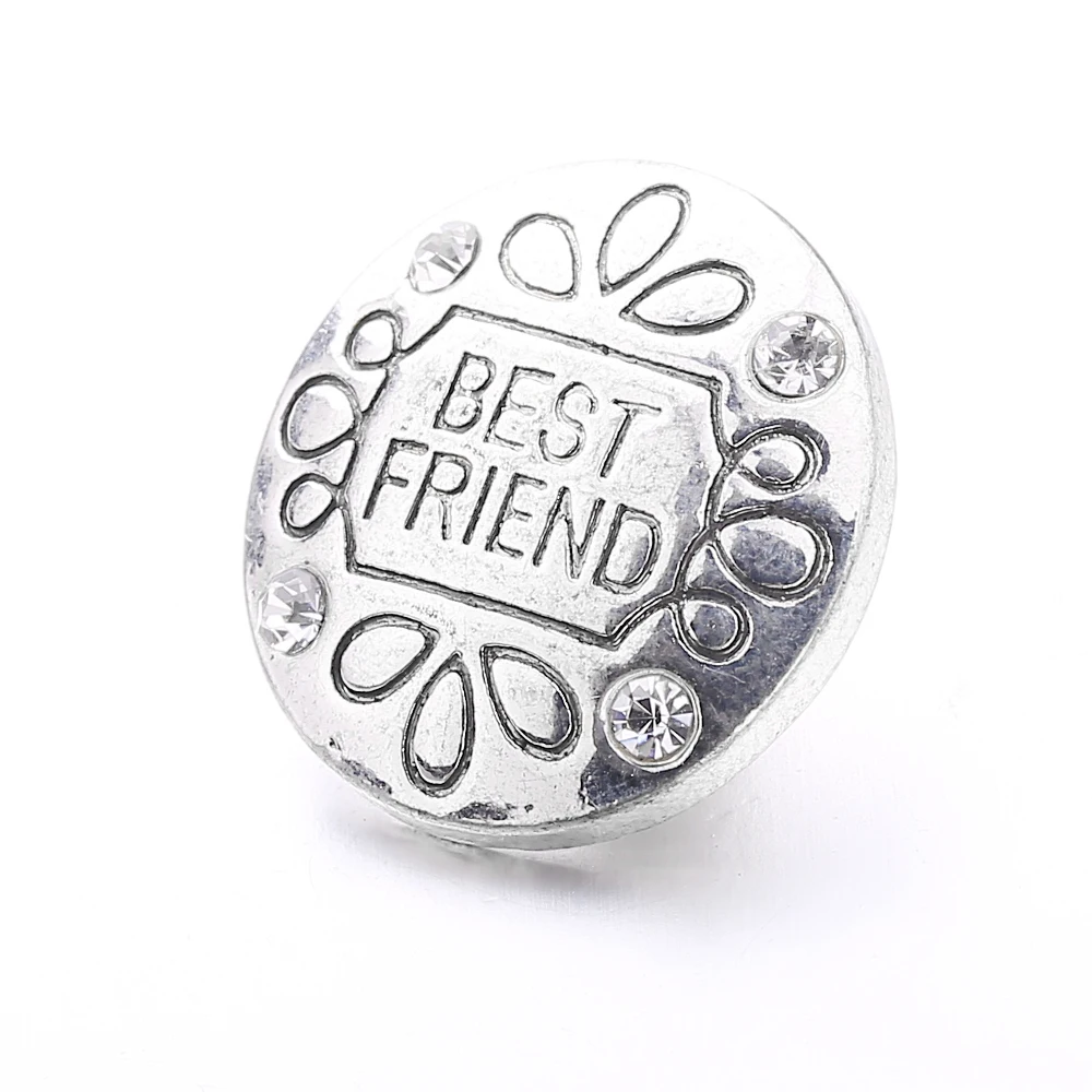 20pcs Vintage Style Snap Button Jewelry DIY Metal 18MM Snap Buttons Fit 18mm Snap Button Bracelet Necklace