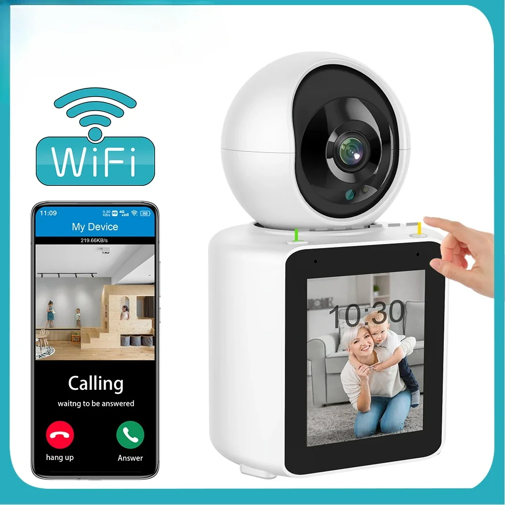 WIFI Camera Automatically Track One-click Ultra-clear Video Calls with In-room Baby Monitors and Secure CCTV Surveillance Camera