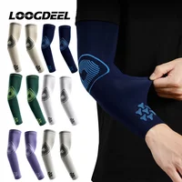 LOOGDEEL Ice Silk Cycling Sports Sleeve Running Fishing Sunscreen Arm Support Men Women Cool Feeling Breathable Arm Sleeves 1
