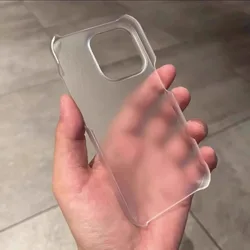 Sleek & Durable Ultra Thin Translucent Phone Case - Shockproof Frameless Clear Cover - iPhone 12 Pro (WHITE)
