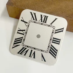 Luxury Santos Square Dial - Customizable Color Options (White Dial)