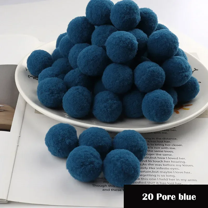 Mini Fluffy Soft Pom Poms for DIY Crafts and Home Decor