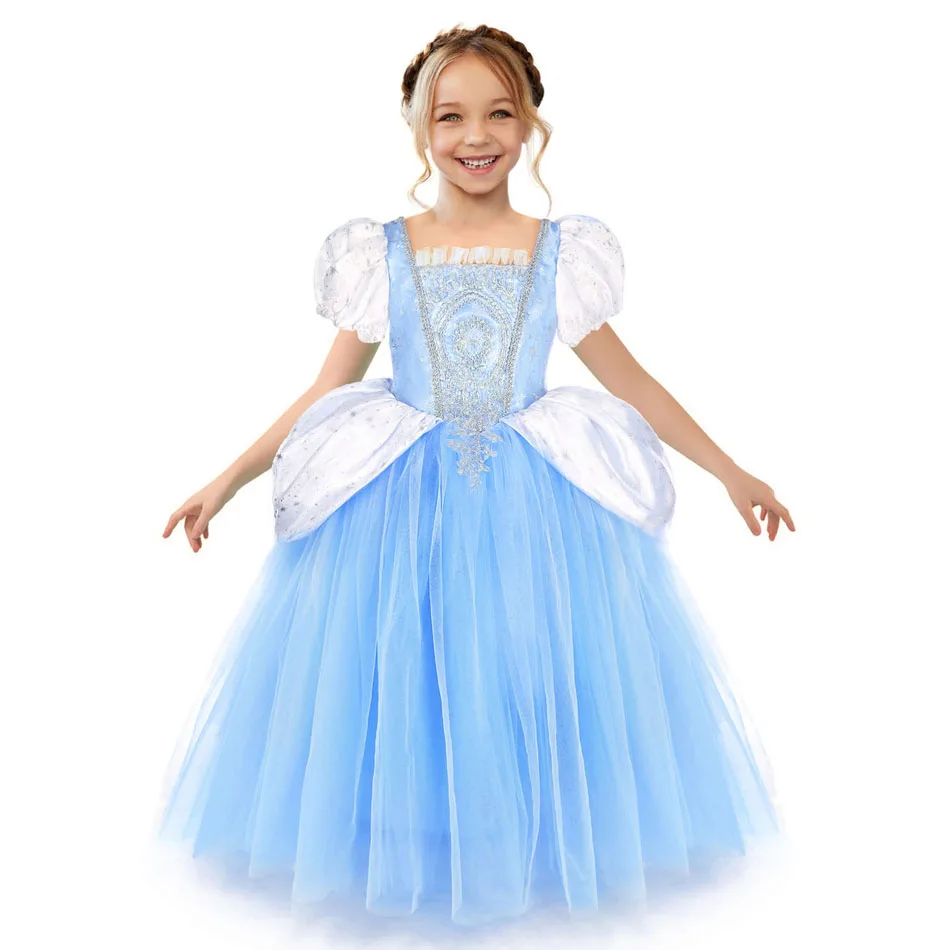 Costume Robe Bleue Princesse Cendrillon