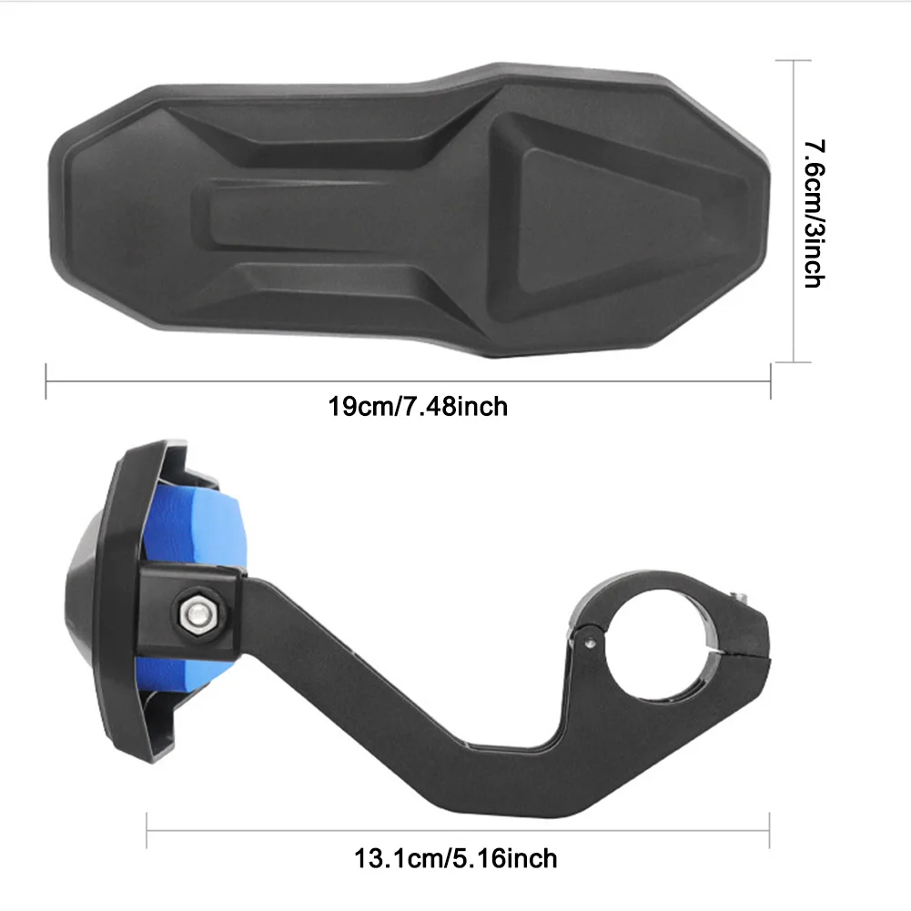 Nylon Black Universal Bicycle Hand Guards Windproof Protective Gear