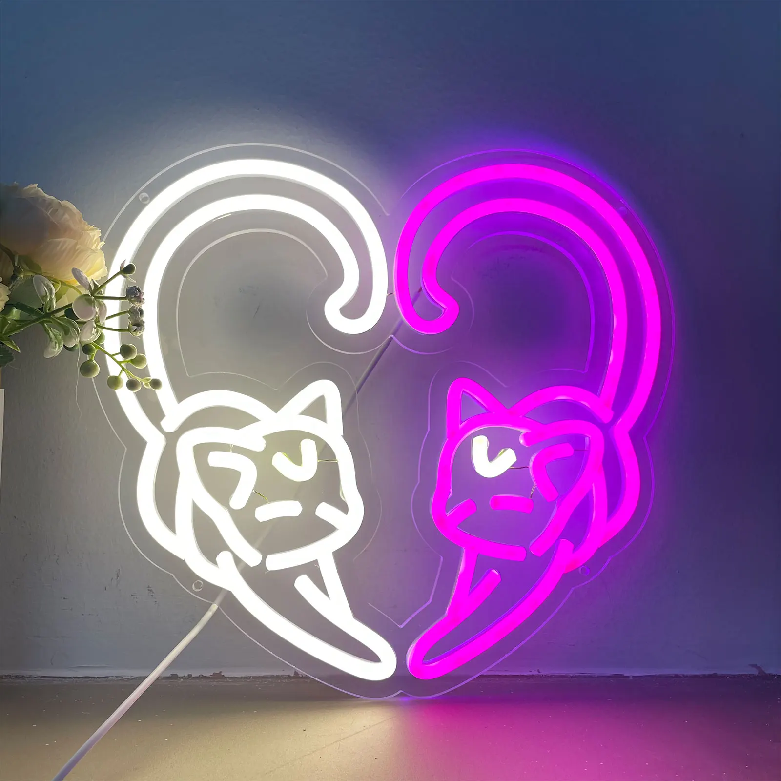 

Anime Neon Sign for Moon LED Night Light Girls Teens Bedroom Game Room Bar Club Wall Decor Birthday Gifts Kids Baby Desk Sign