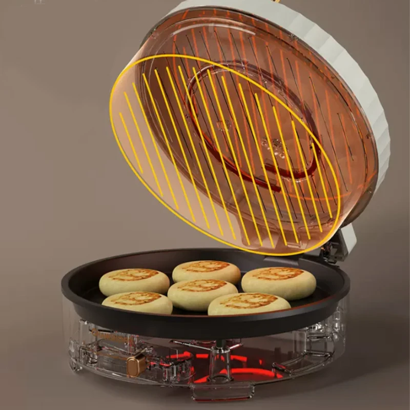 Electric pancake pan household double-sided heating pancake pan switch deepens and enlarges the fried pancakes electromechanical