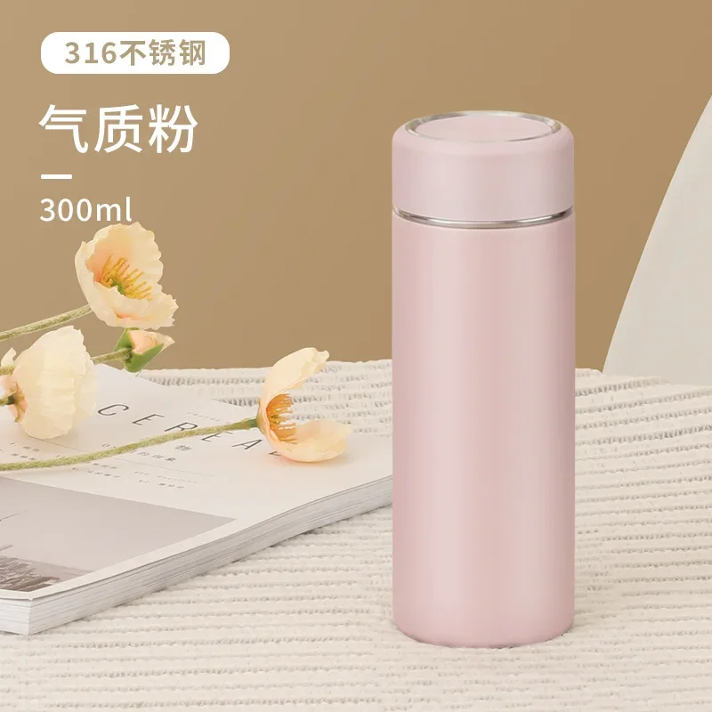 300ML Portable Pocket Thermos Bottle Stainless Steel Mini Thermal Water  Bottle Insulated Flask Cup Outdoor Camping Drinkware