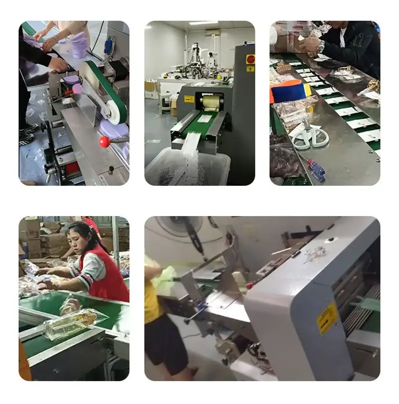 Hardware Flow Wrapping Packing Machine for Bakery Snack Medicine Tissue