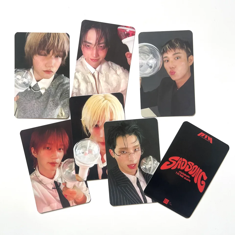 6Psc/Set KPOP P1Harmony Album SAD SONG Photocards High Quality