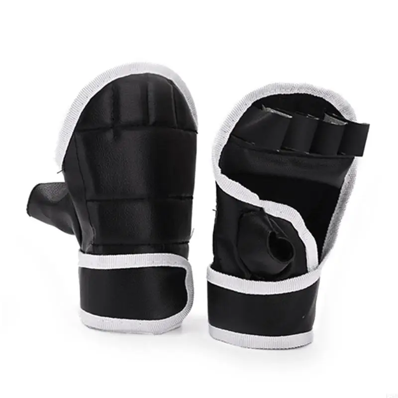 Punching Gloves Half Finger Kickboxing Gloves Taekwondo Sparring Glove Hand Wrap Man Boxing for Kids Kickboxing